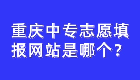 重慶中專志愿填報網站是哪個？